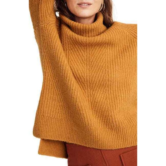 Madewell Sweaters - Madewell Mercer Turtleneck Sweater Small Yellow